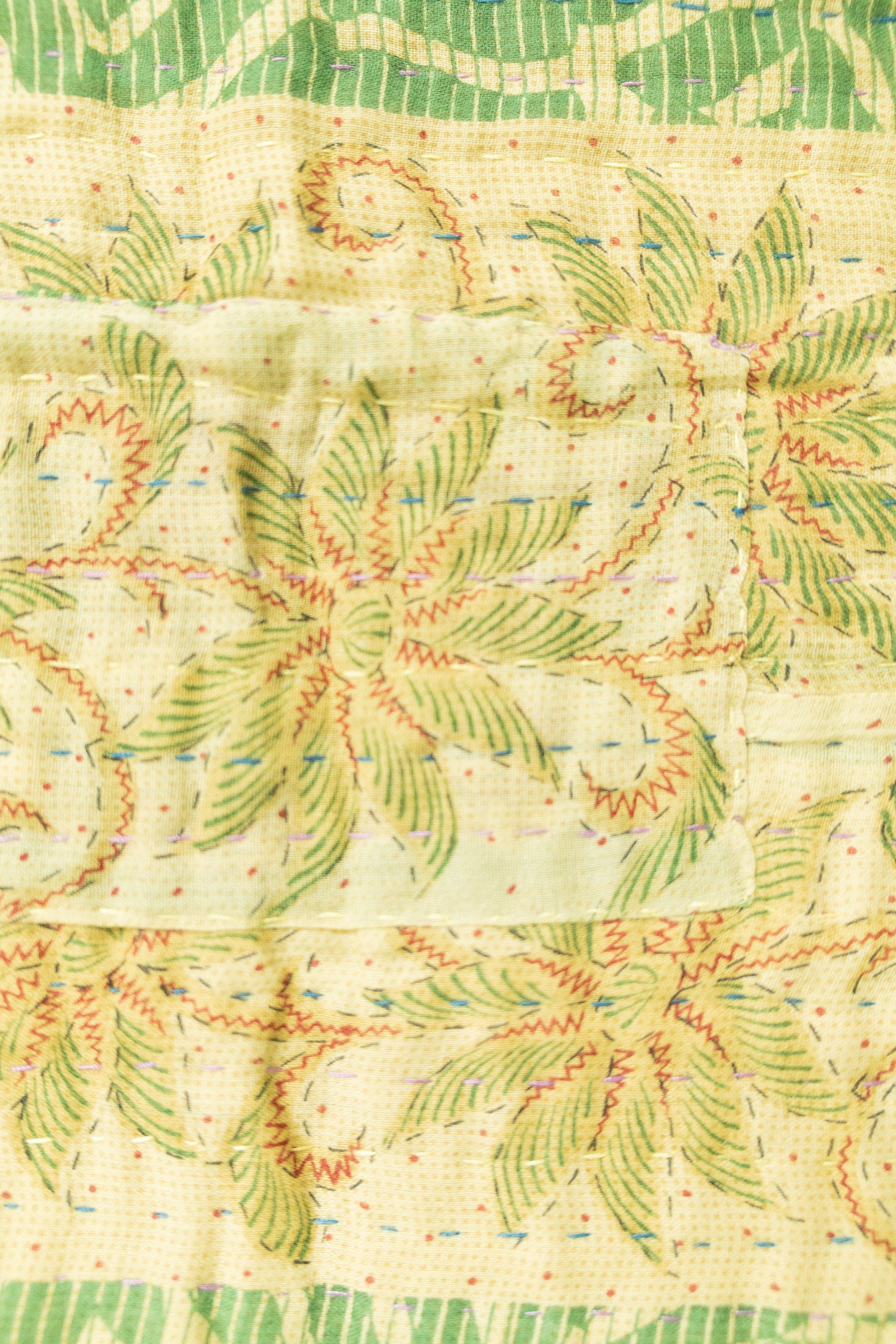 Jolly No. 2 — Large Kantha Christmas Throw