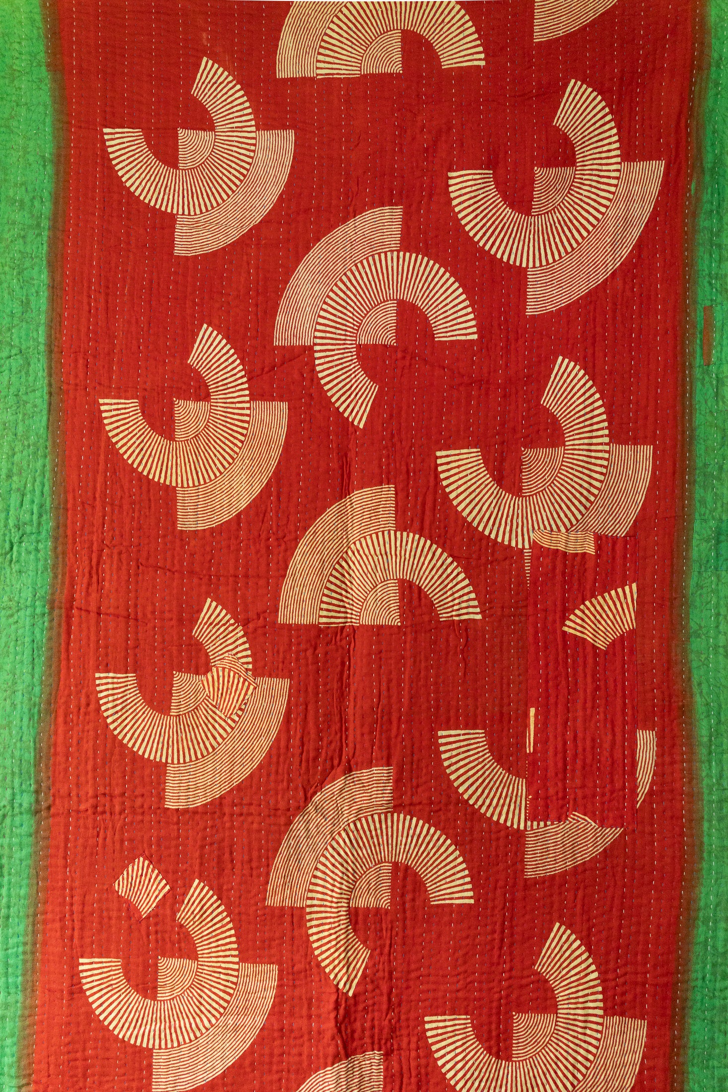 Jolly No. 3 — Large Kantha Christmas Throw
