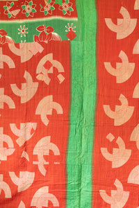 Jolly No. 3 — Large Kantha Christmas Throw