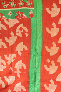Jolly No. 3 — Large Kantha Christmas Throw