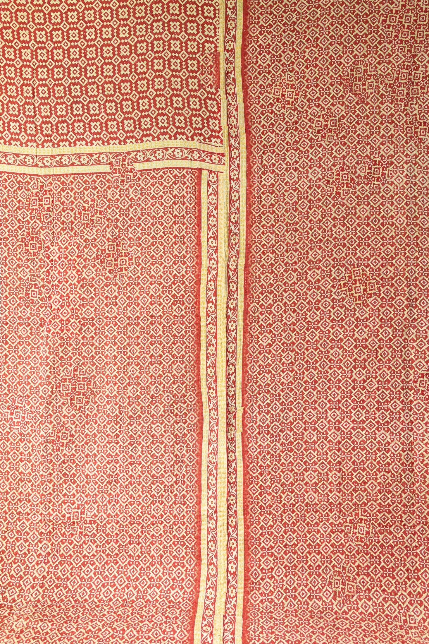 Jolly No. 4 — Large Kantha Christmas Throw