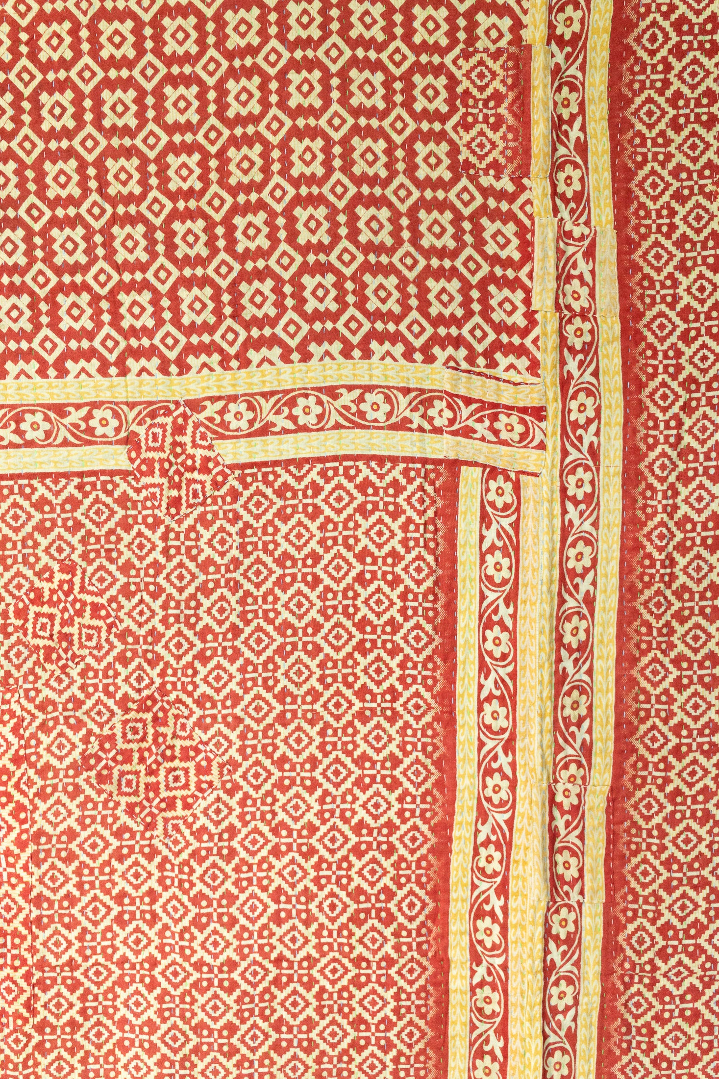 Jolly No. 4 — Large Kantha Christmas Throw