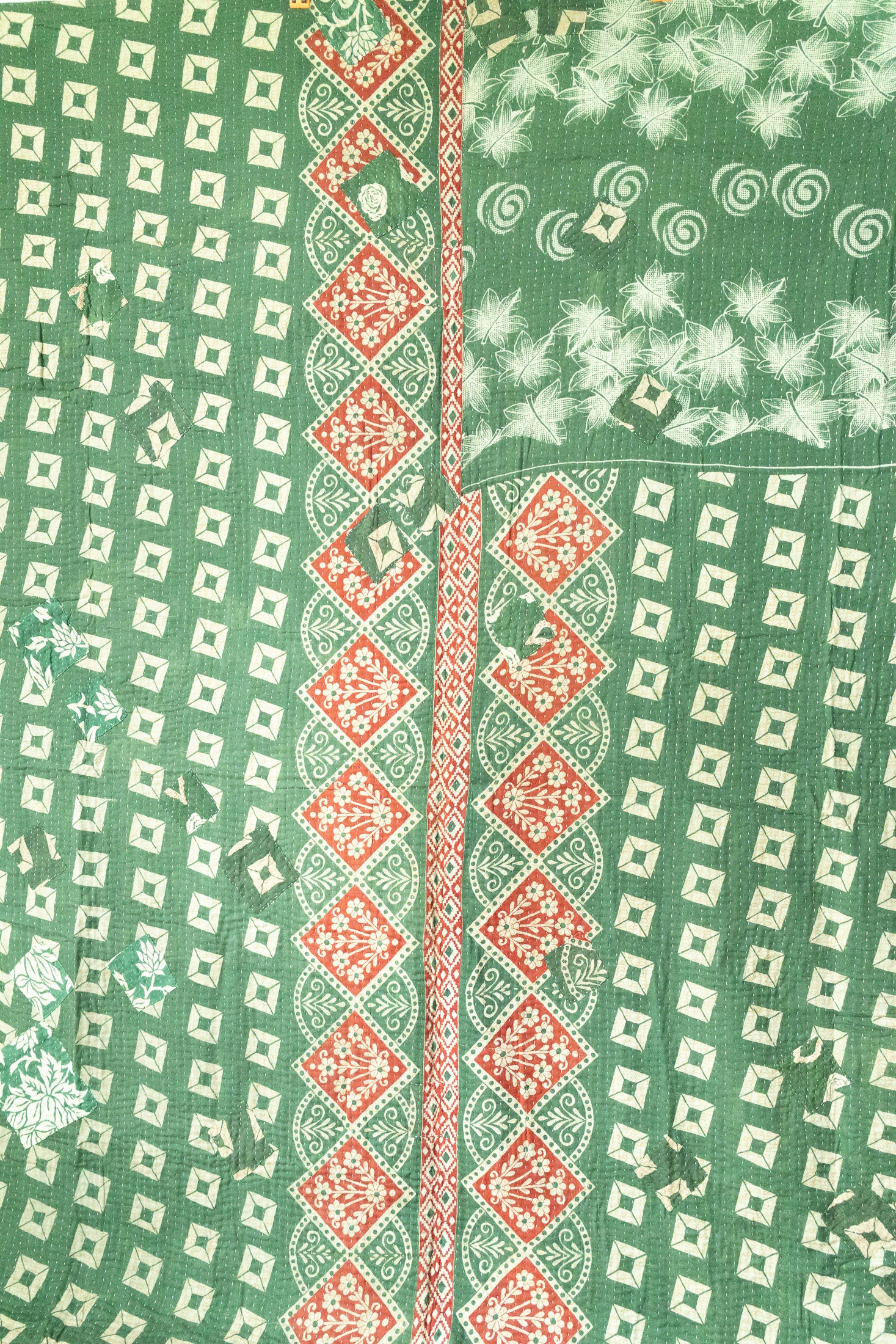 Jolly No. 4 — Large Kantha Christmas Throw