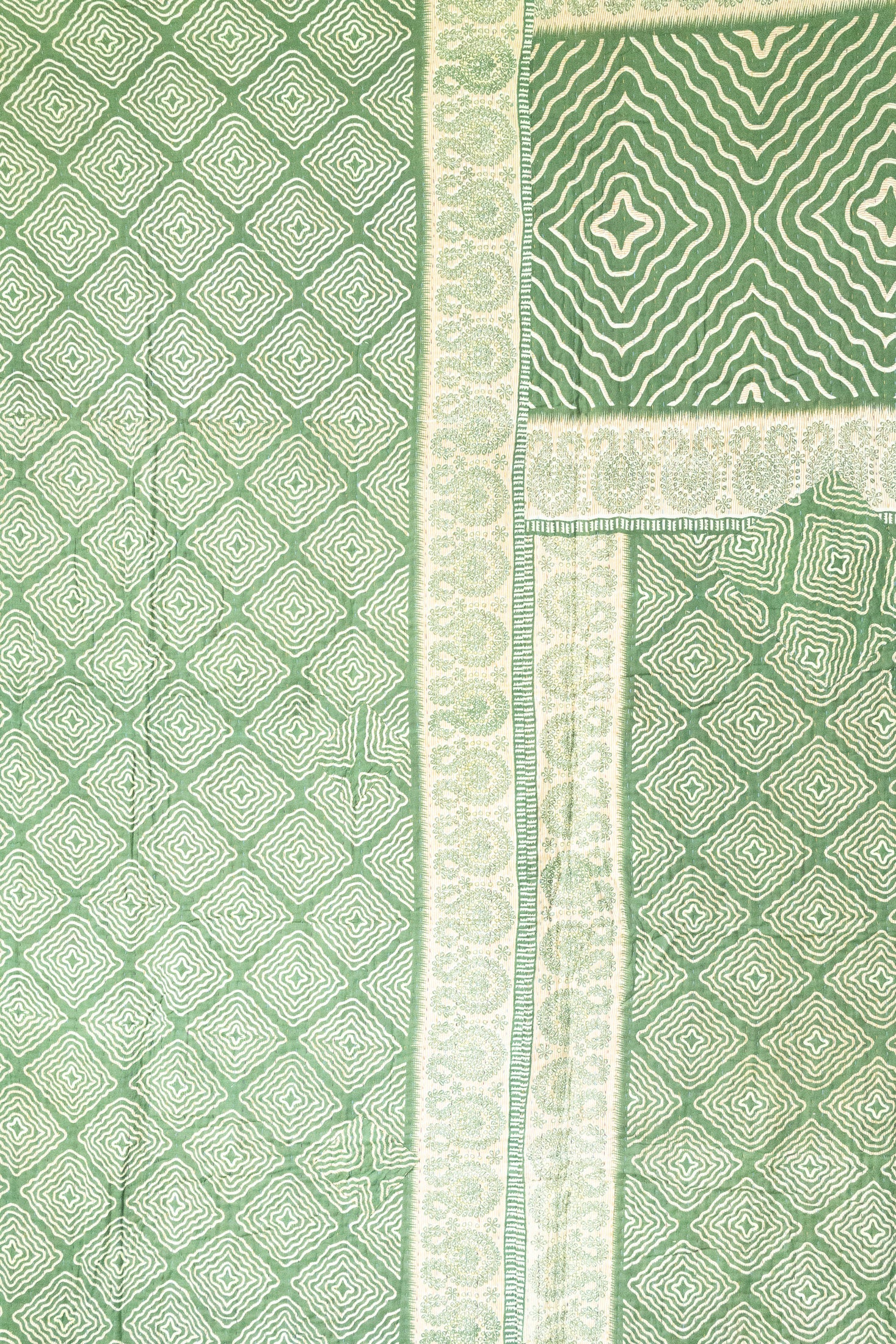 Jolly No. 5 — Large Kantha Christmas Throw