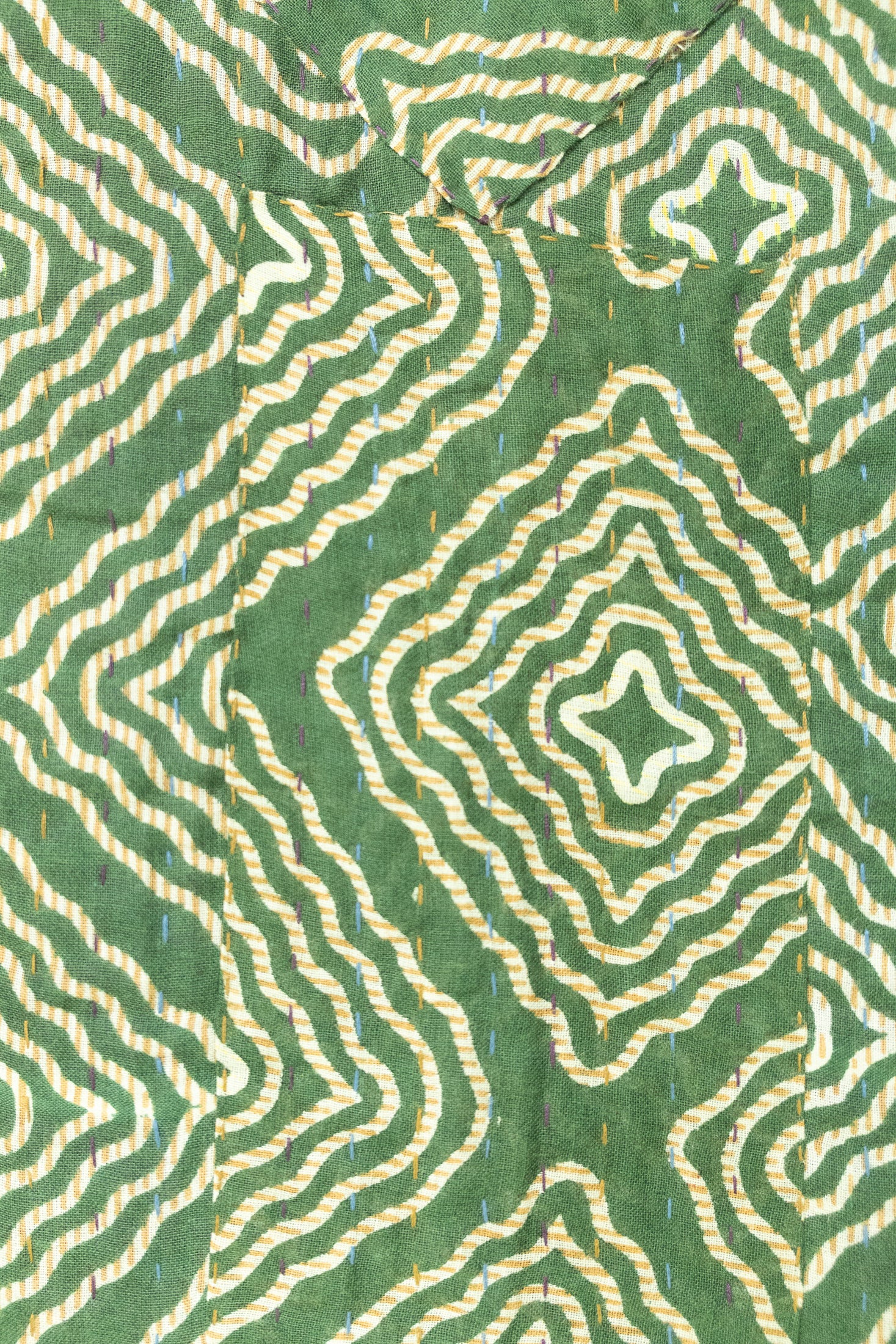 Jolly No. 5 — Large Kantha Christmas Throw