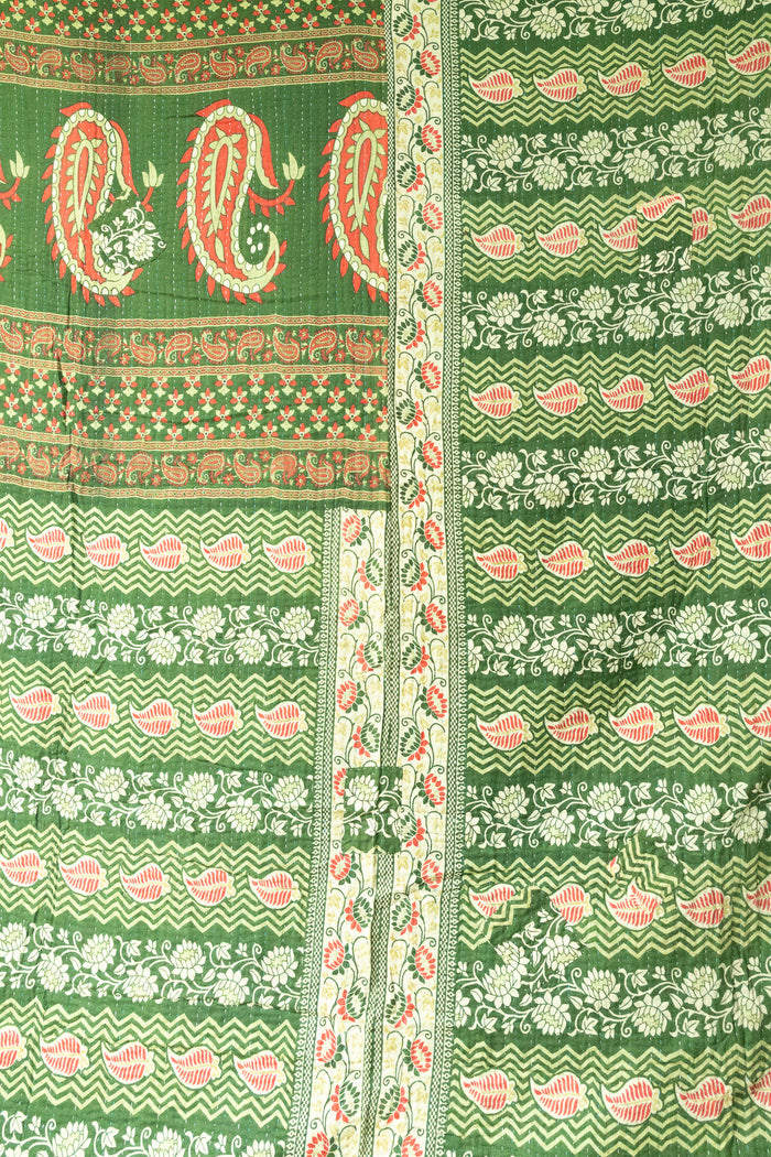 Jolly No. 6 — Large Kantha Christmas Throw
