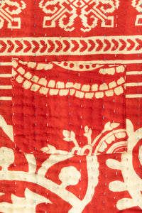 Jolly No. 6 — Large Kantha Christmas Throw