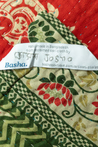 Jolly No. 6 — Large Kantha Christmas Throw