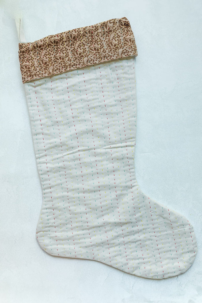 dignify Kantha Christmas Stocking