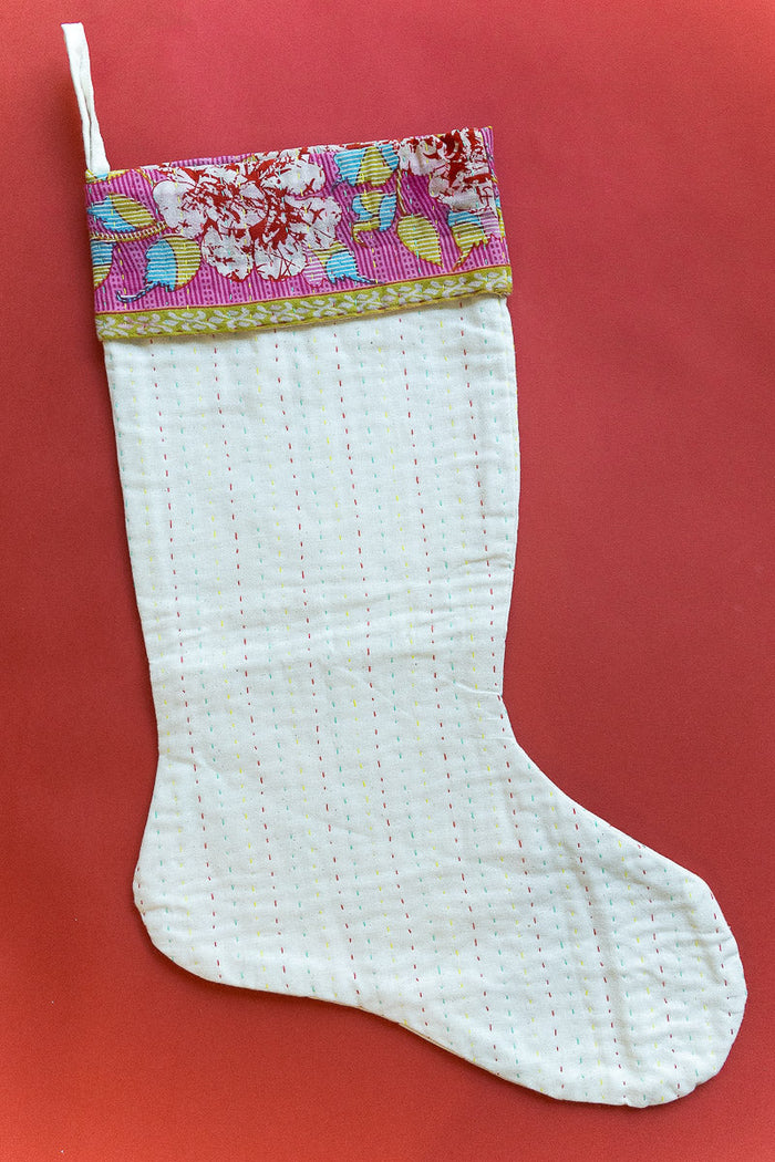 dignify Kantha Christmas Stocking