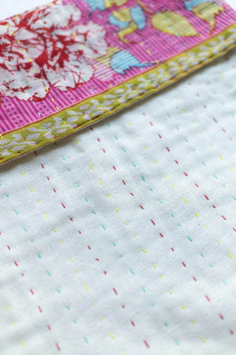 Kantha Holiday Stocking - Jolly No. 5