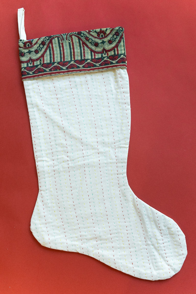 dignify Kantha Christmas Stocking
