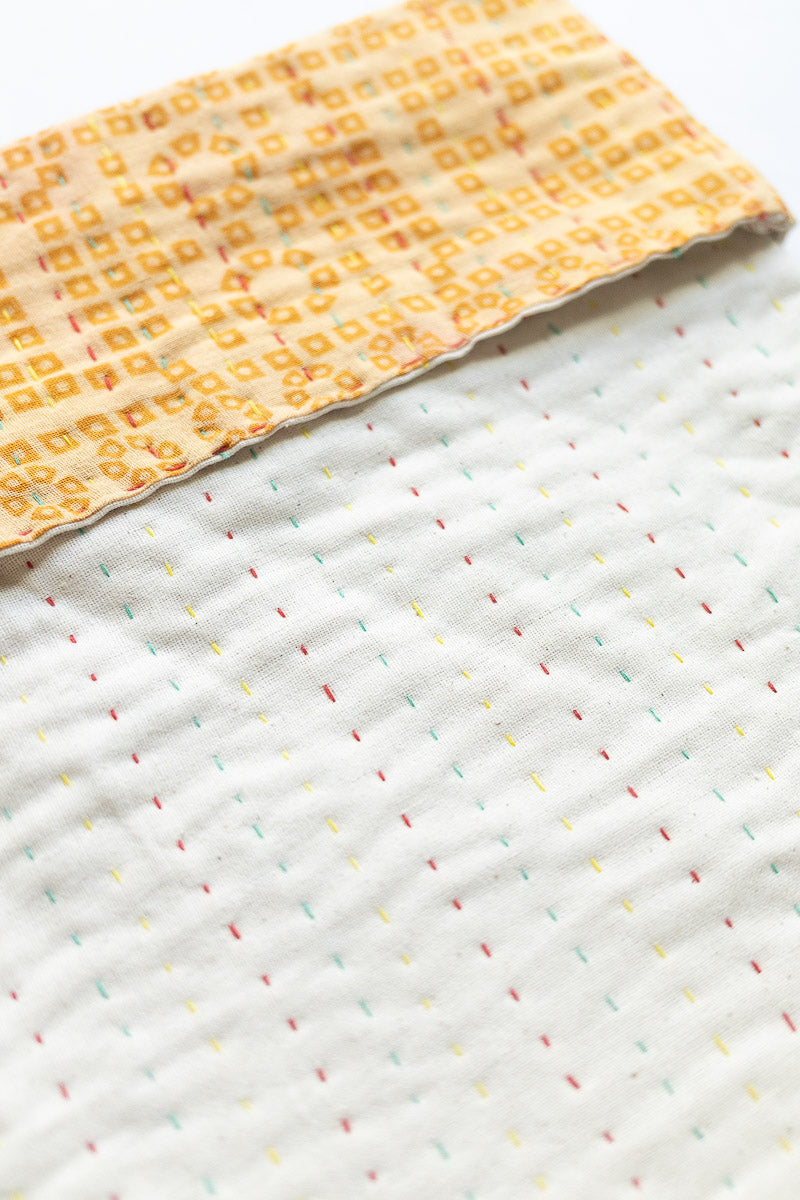 Kantha Holiday Stocking - Jolly No. 9