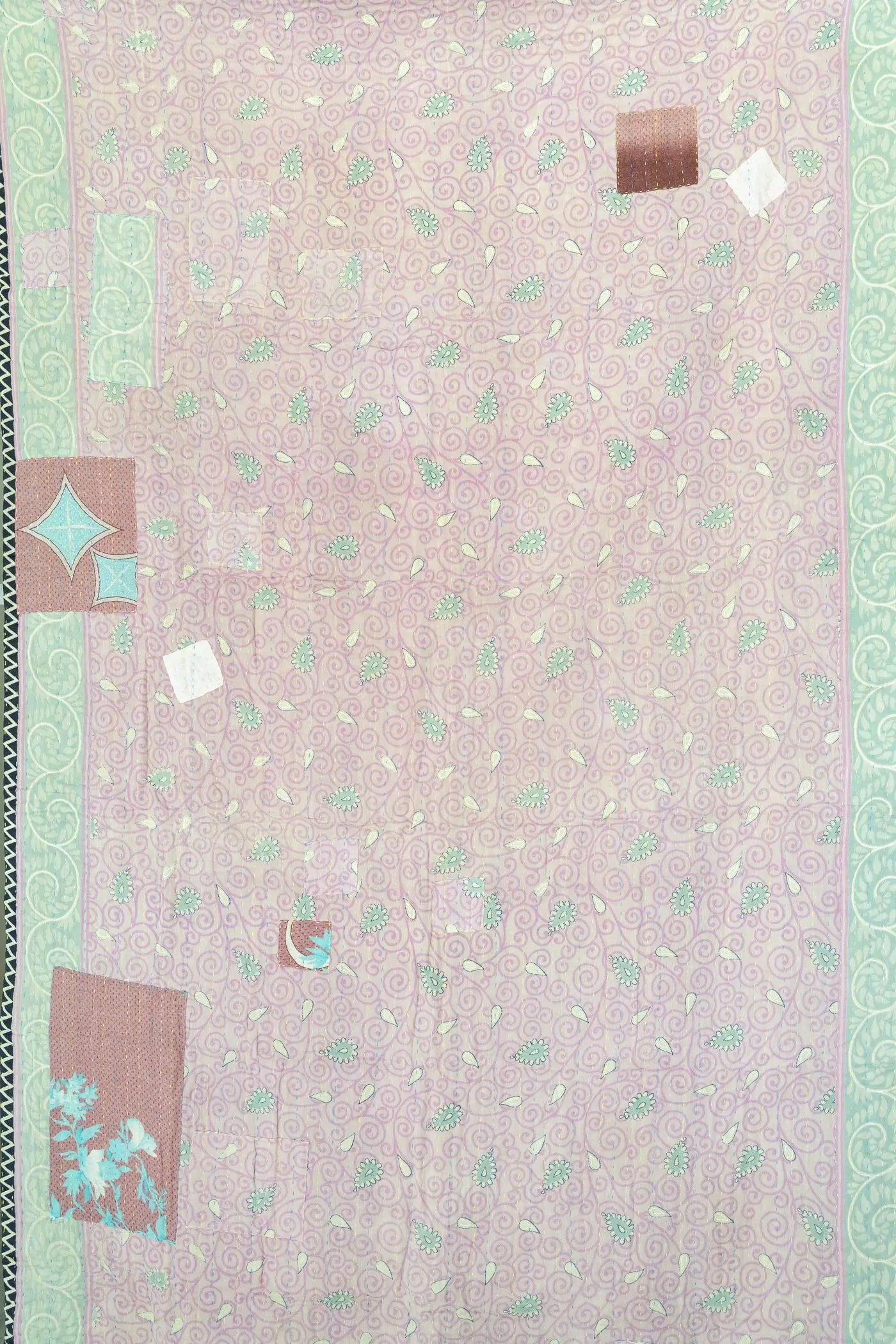 Journey Kantha Throw Blanket