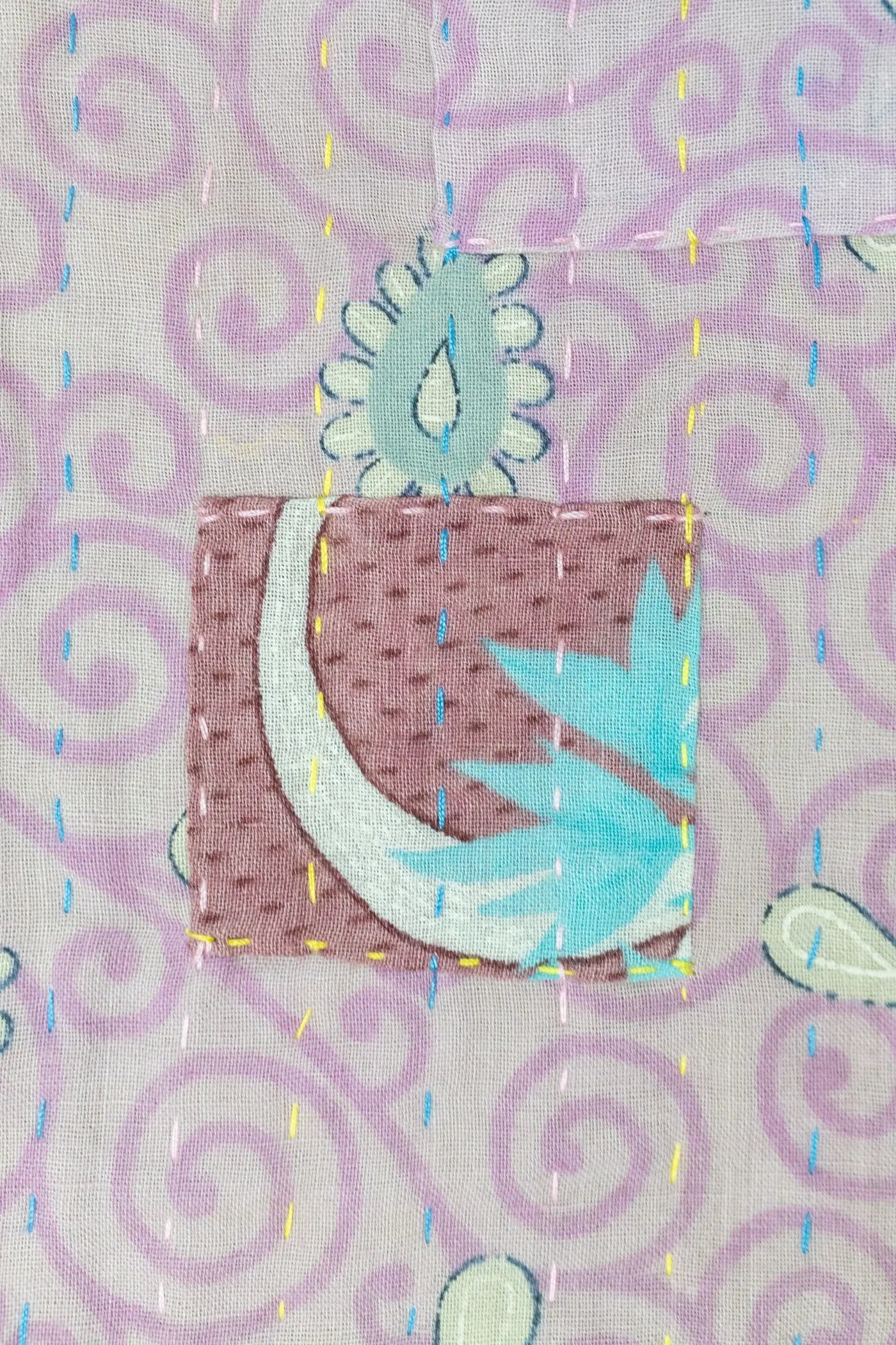 Journey Kantha Throw Blanket