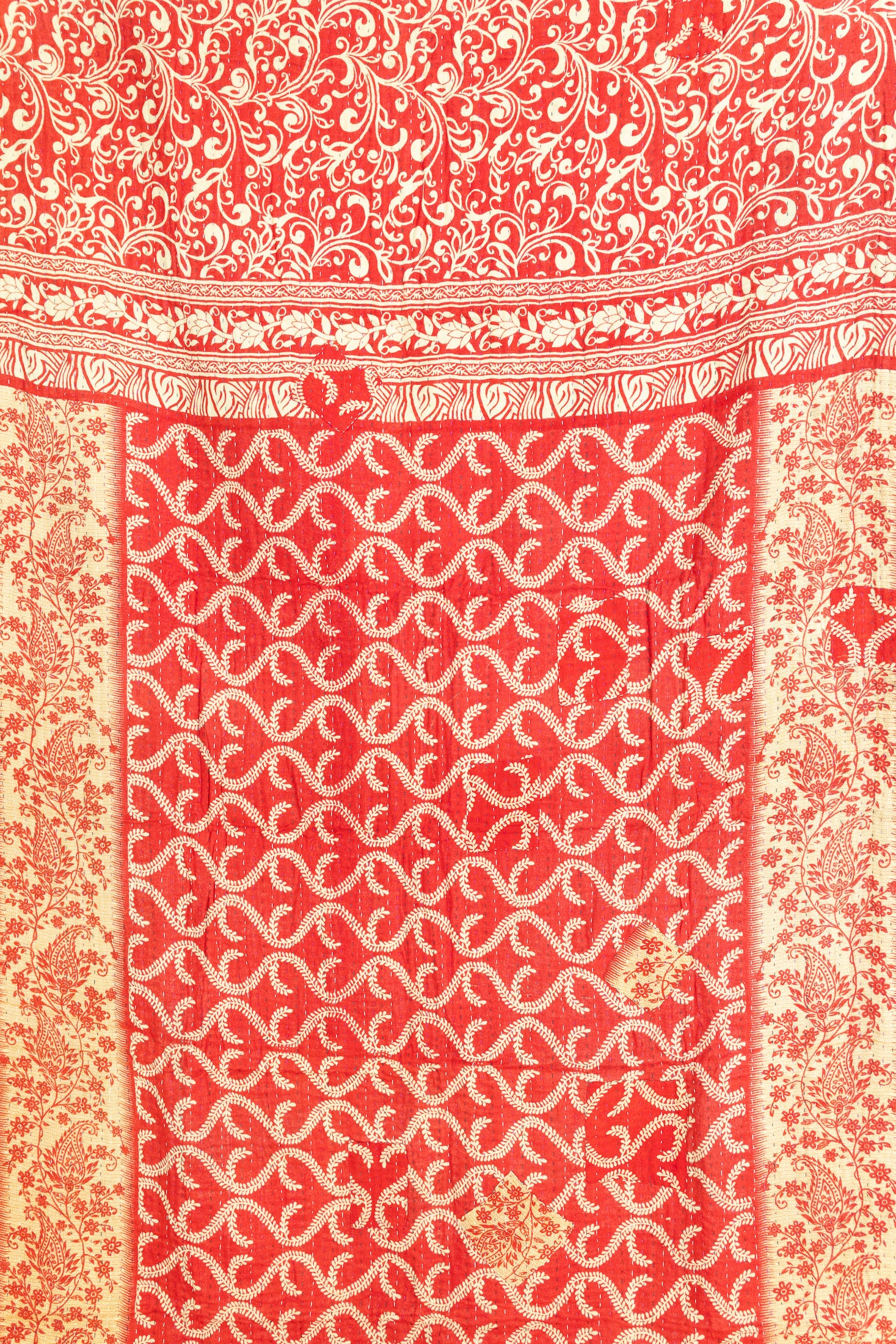 Joy Holiday Kantha Blanket