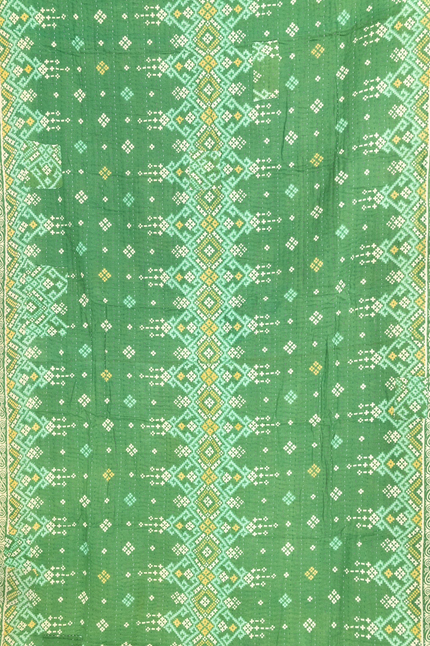 Joy Holiday Kantha Blanket