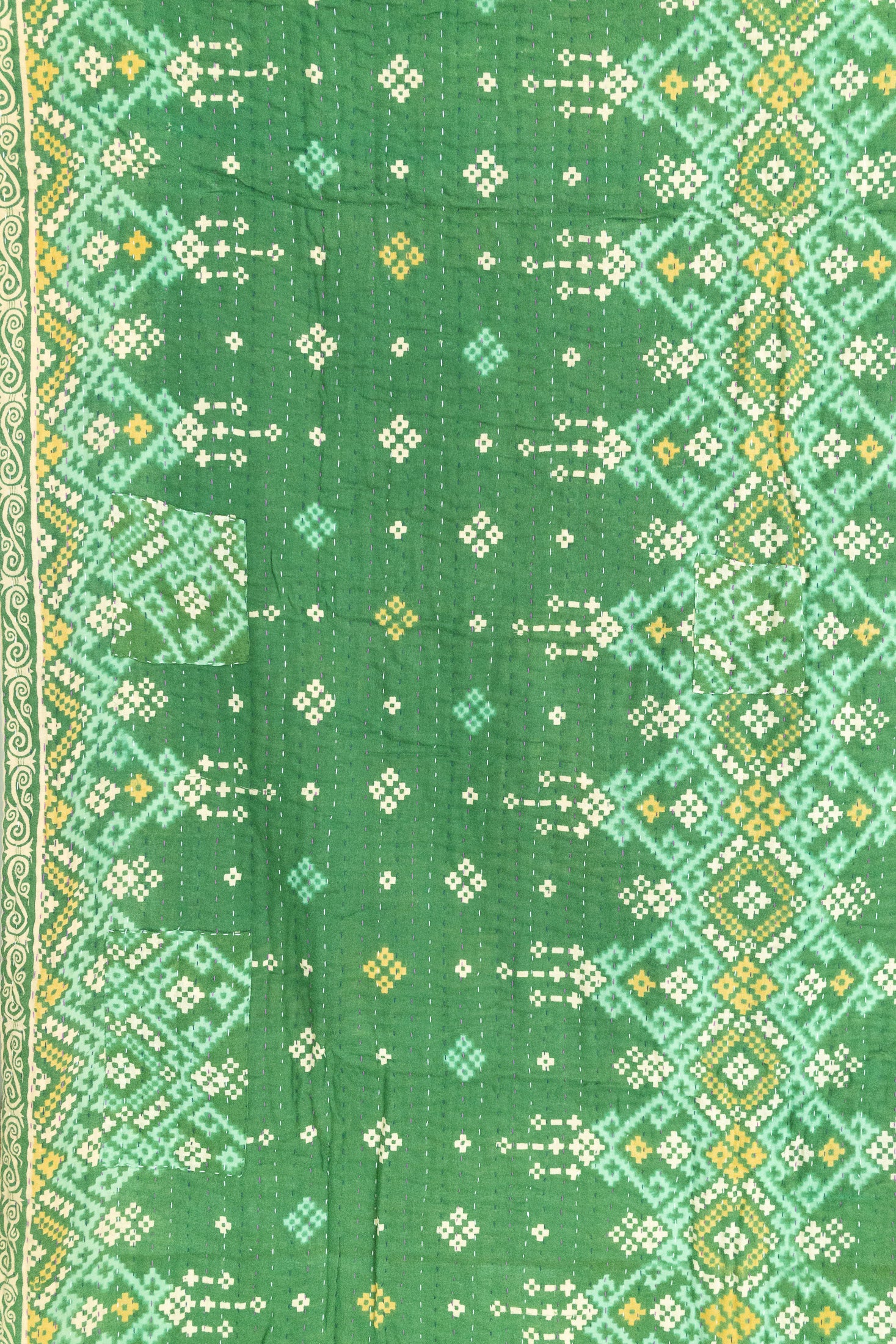 Joy Holiday Kantha Blanket