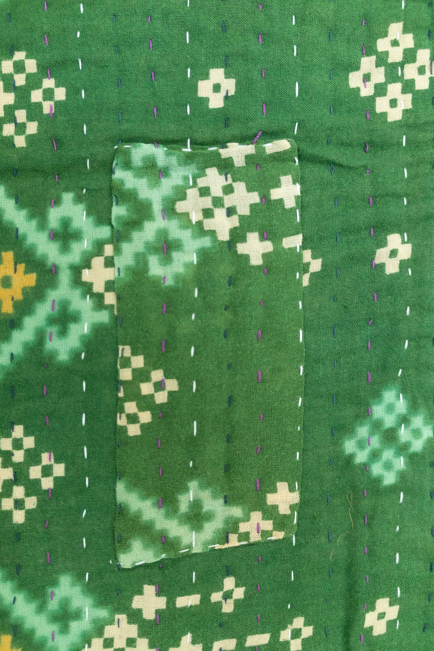 Joy Holiday Kantha Blanket