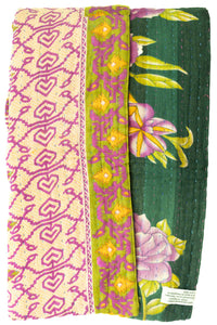 Kantha Throw Bed Quilt