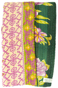 Kantha Throw Bed Quilt