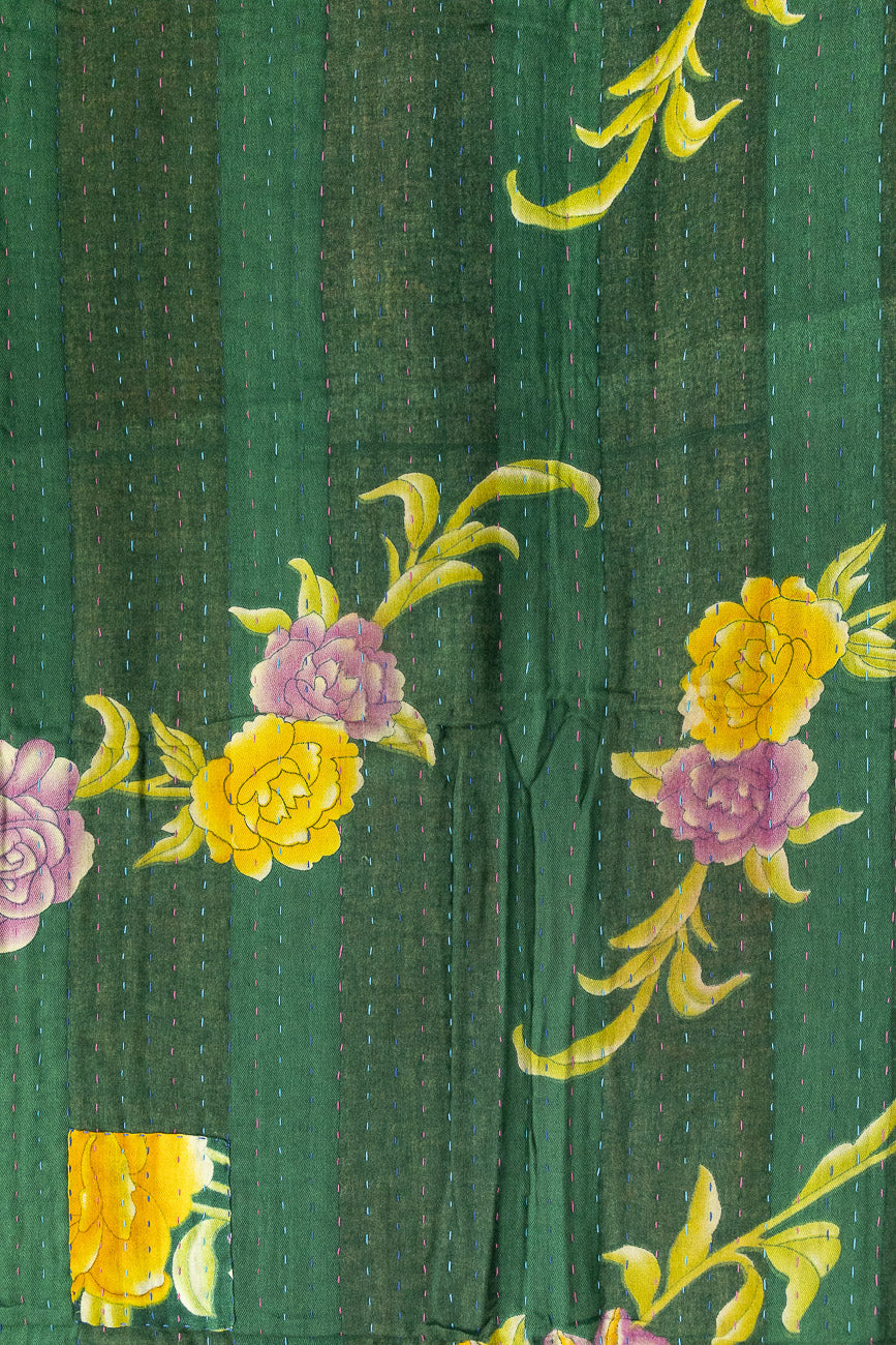 Jubilant Kantha Throw