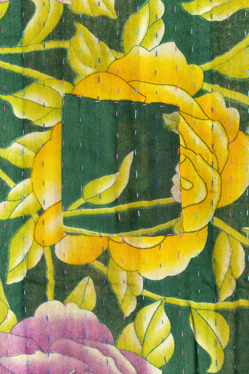 Jubilant Kantha Throw