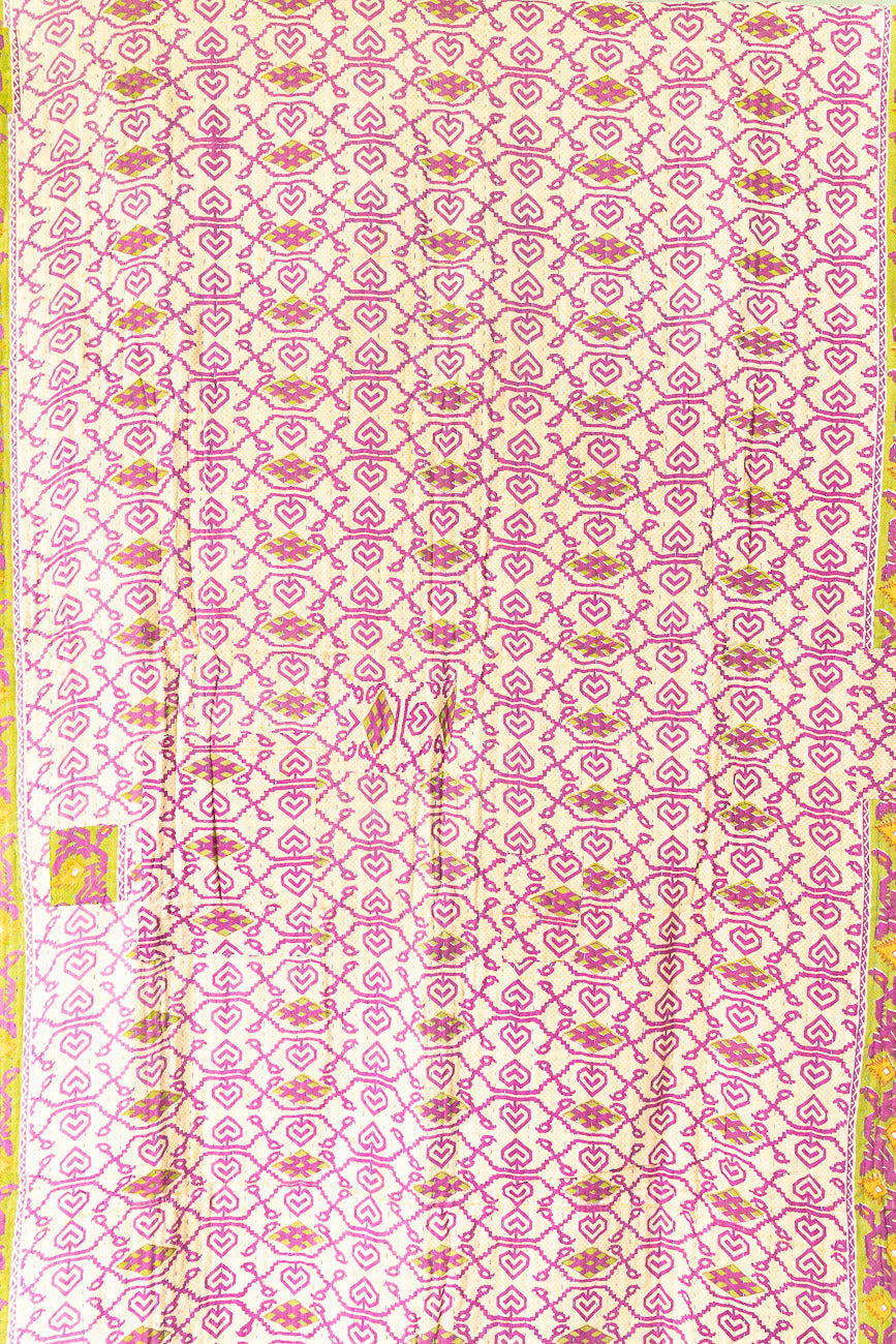 Jubilant Kantha Throw