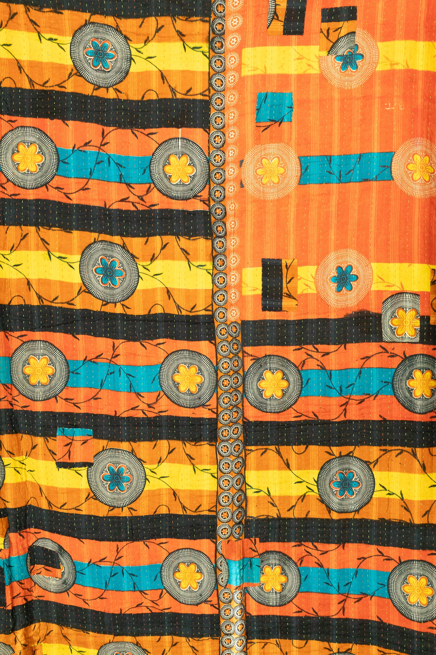 Jubilee Large Kantha Throw Blanket