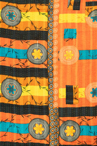 Jubilee Large Kantha Throw Blanket