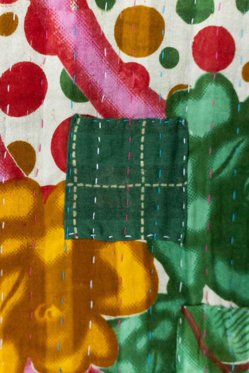 Juniper Kantha Christmas Throw