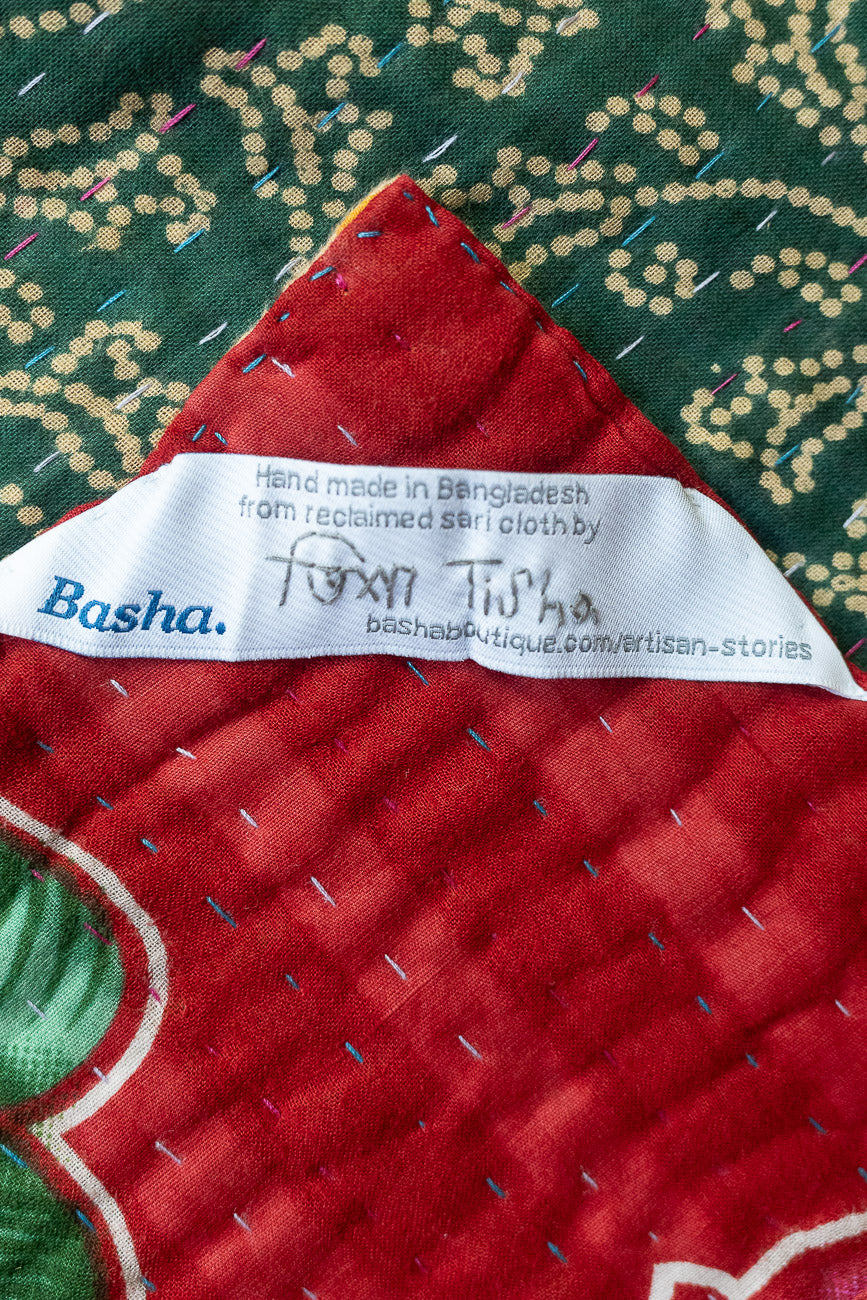 Juniper Kantha Christmas Throw