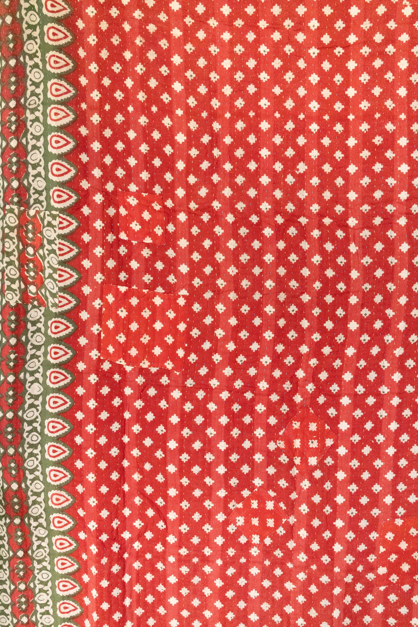 Juniper Holiday Kantha Blanket