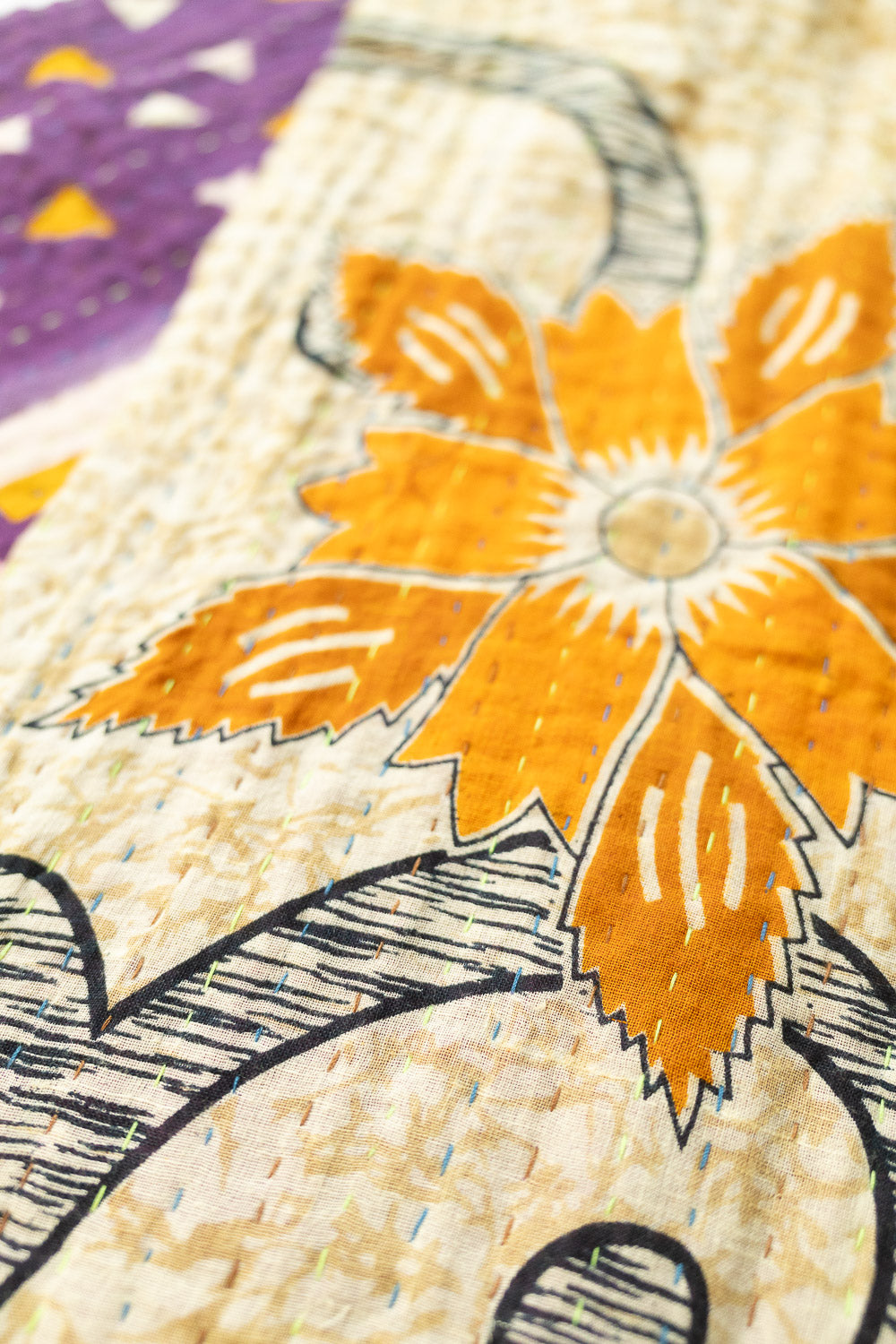 Kantha Table Runner Cotton K10