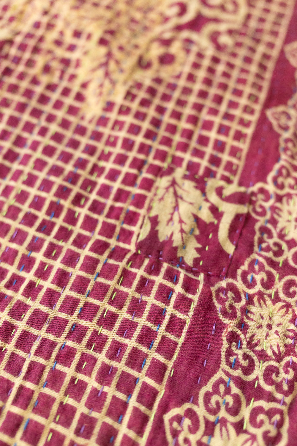 Kantha Table Runner Cotton K7