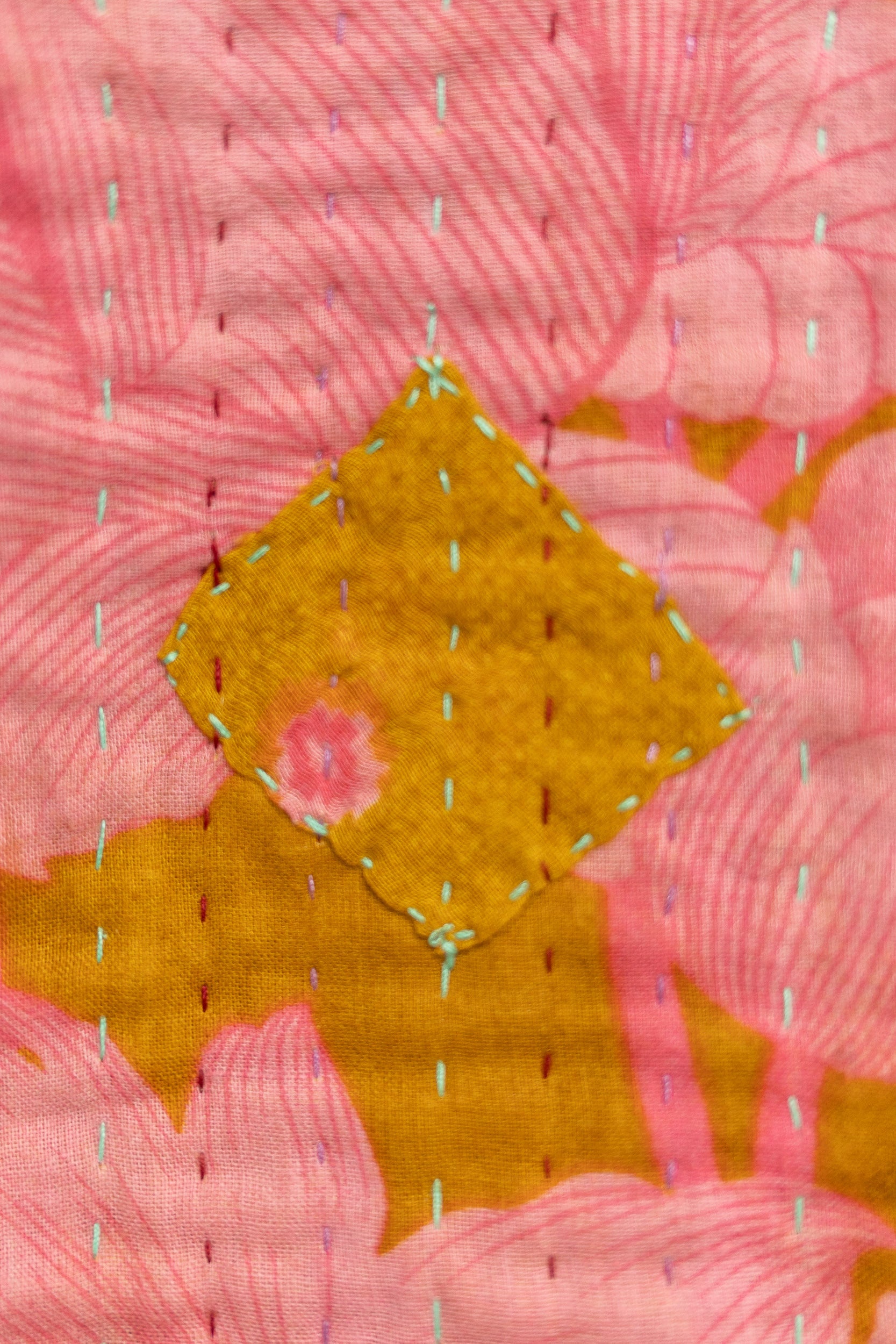 Kaleidescope Kantha Throw