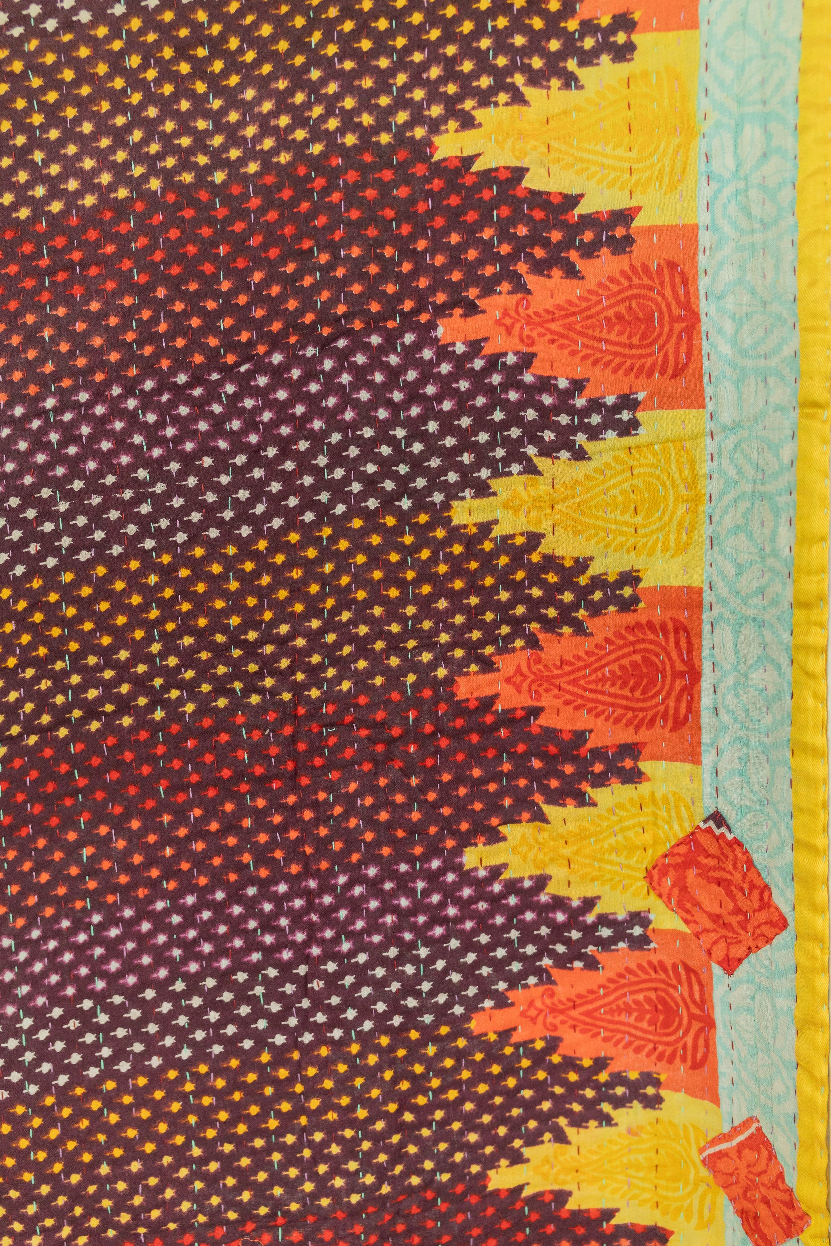 Kaleidescope Kantha Throw