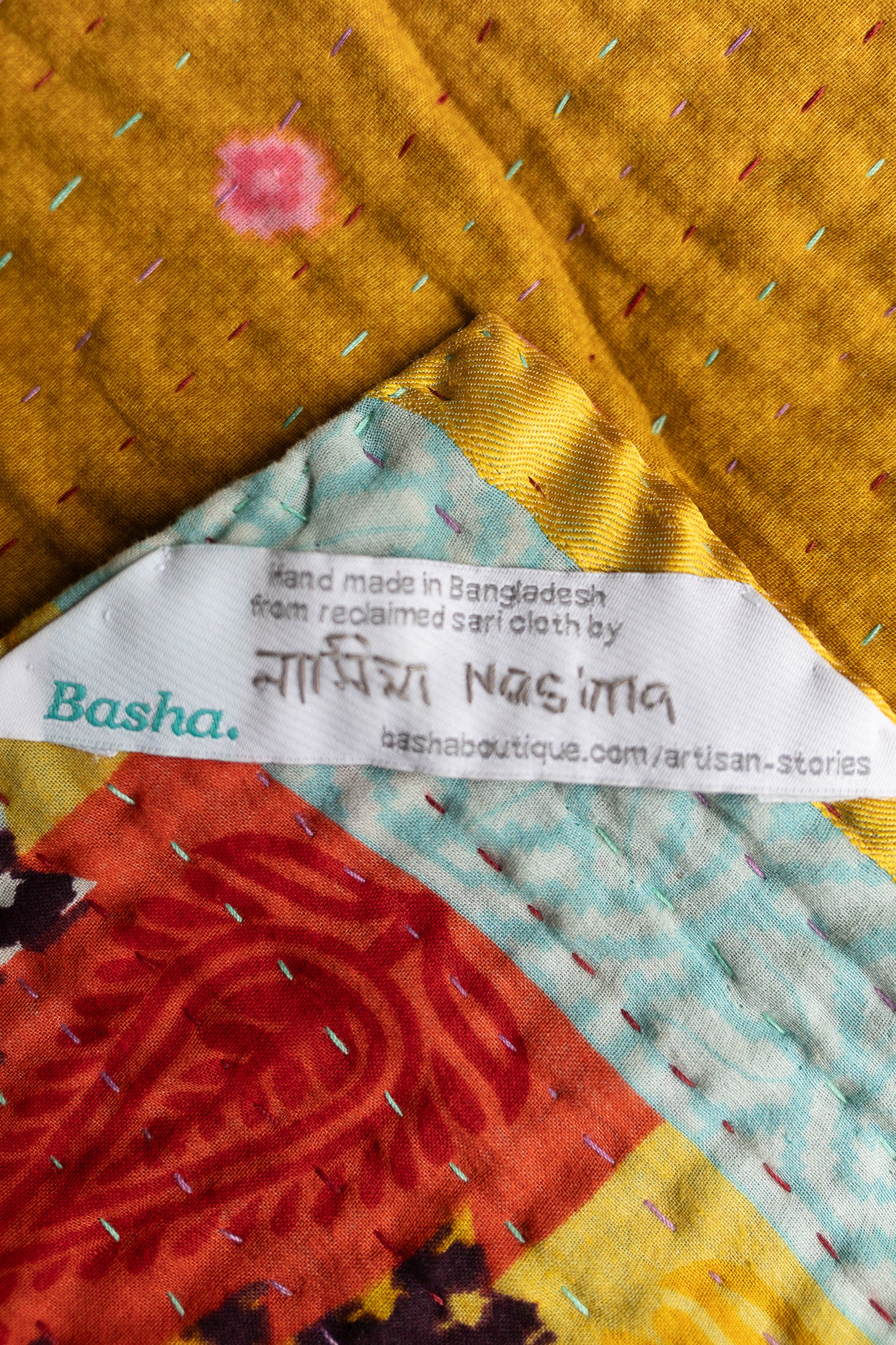 Kaleidescope Kantha Throw