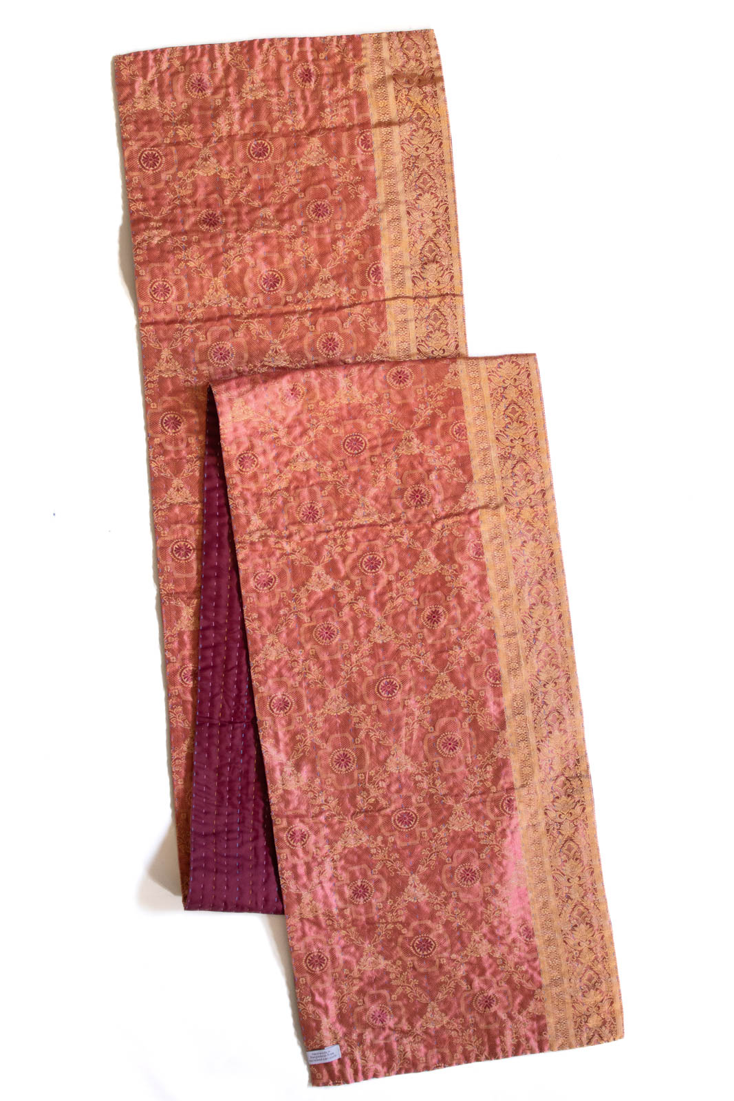 Kantha Table Runner Silk Blend E3