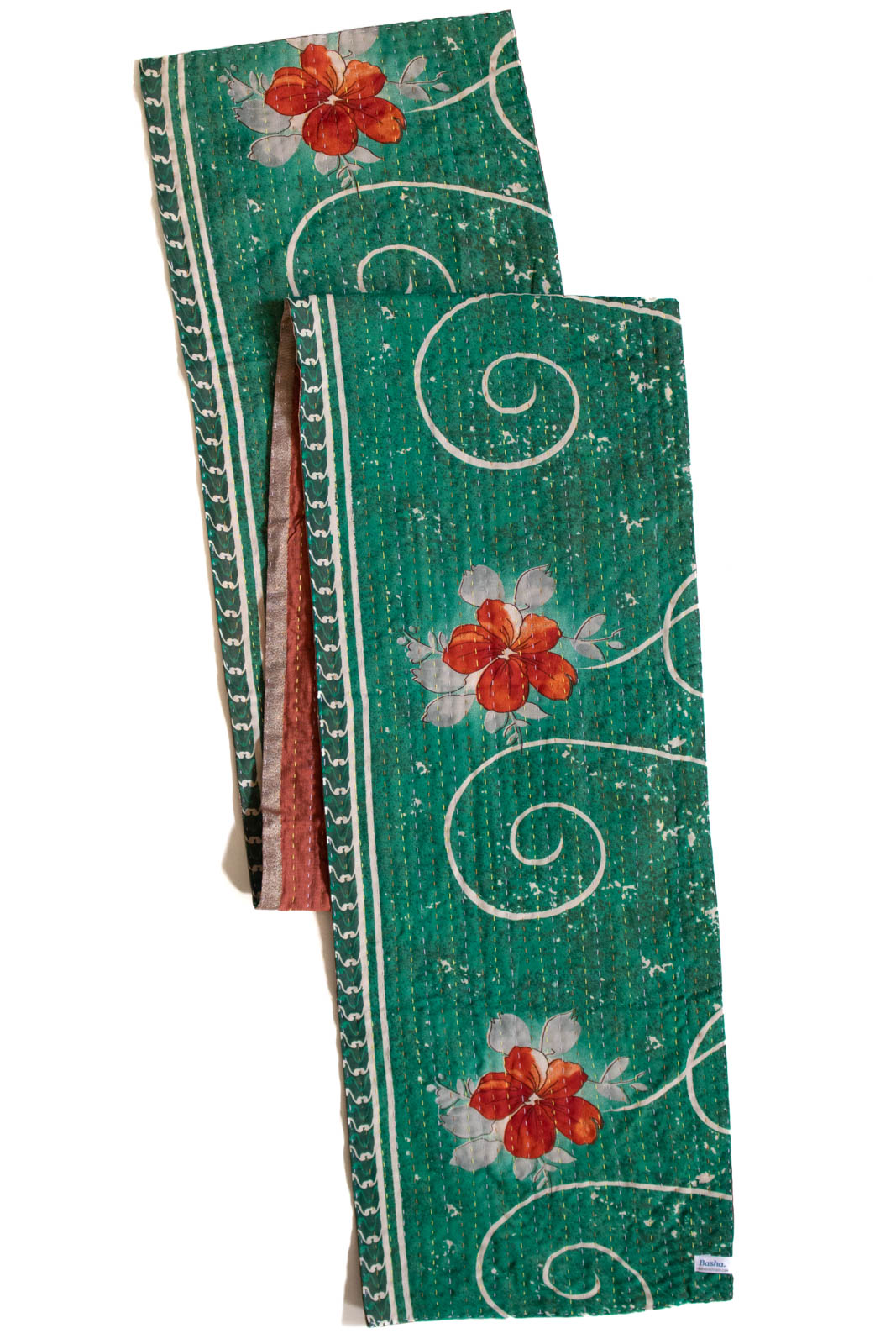 Kantha Table Runner Silk Blend C4