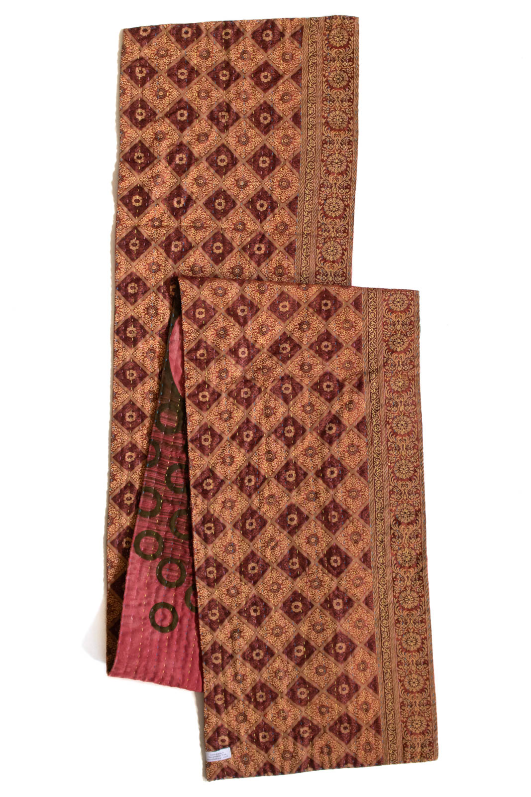 Kantha Table Runner Silk Blend C5