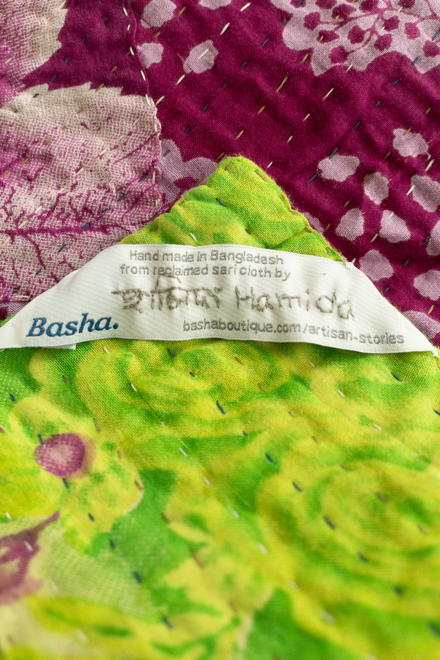 Babe No. 3 Kantha Baby Blanket