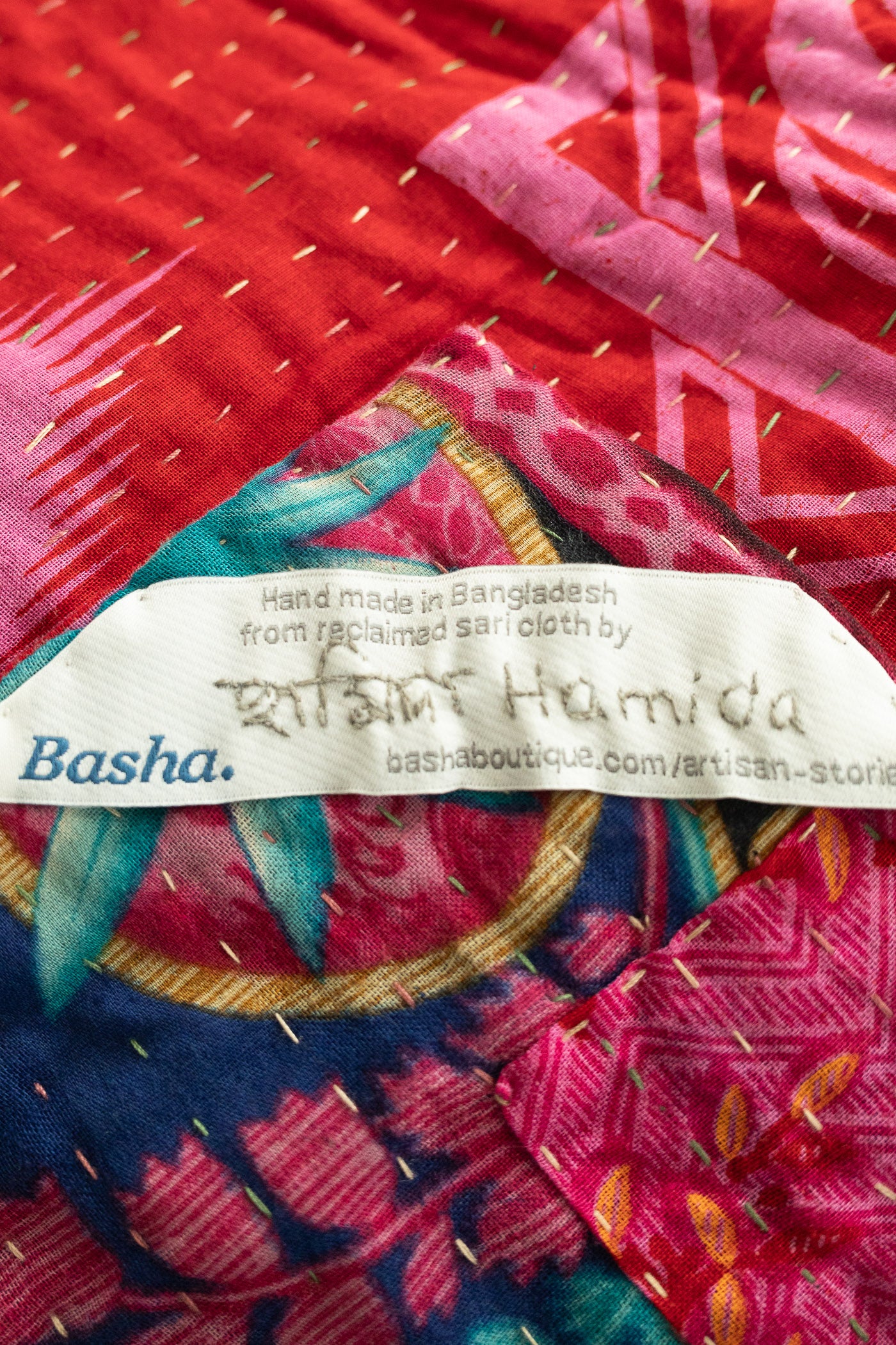 Bliss No. 2 Kantha Baby Blanket