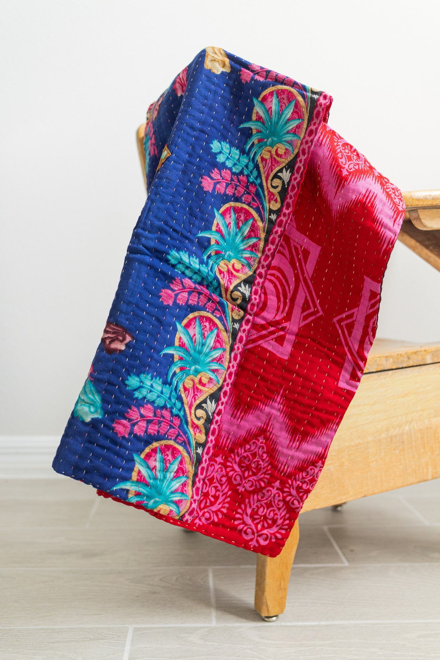 Bliss No. 2 Kantha Baby Blanket