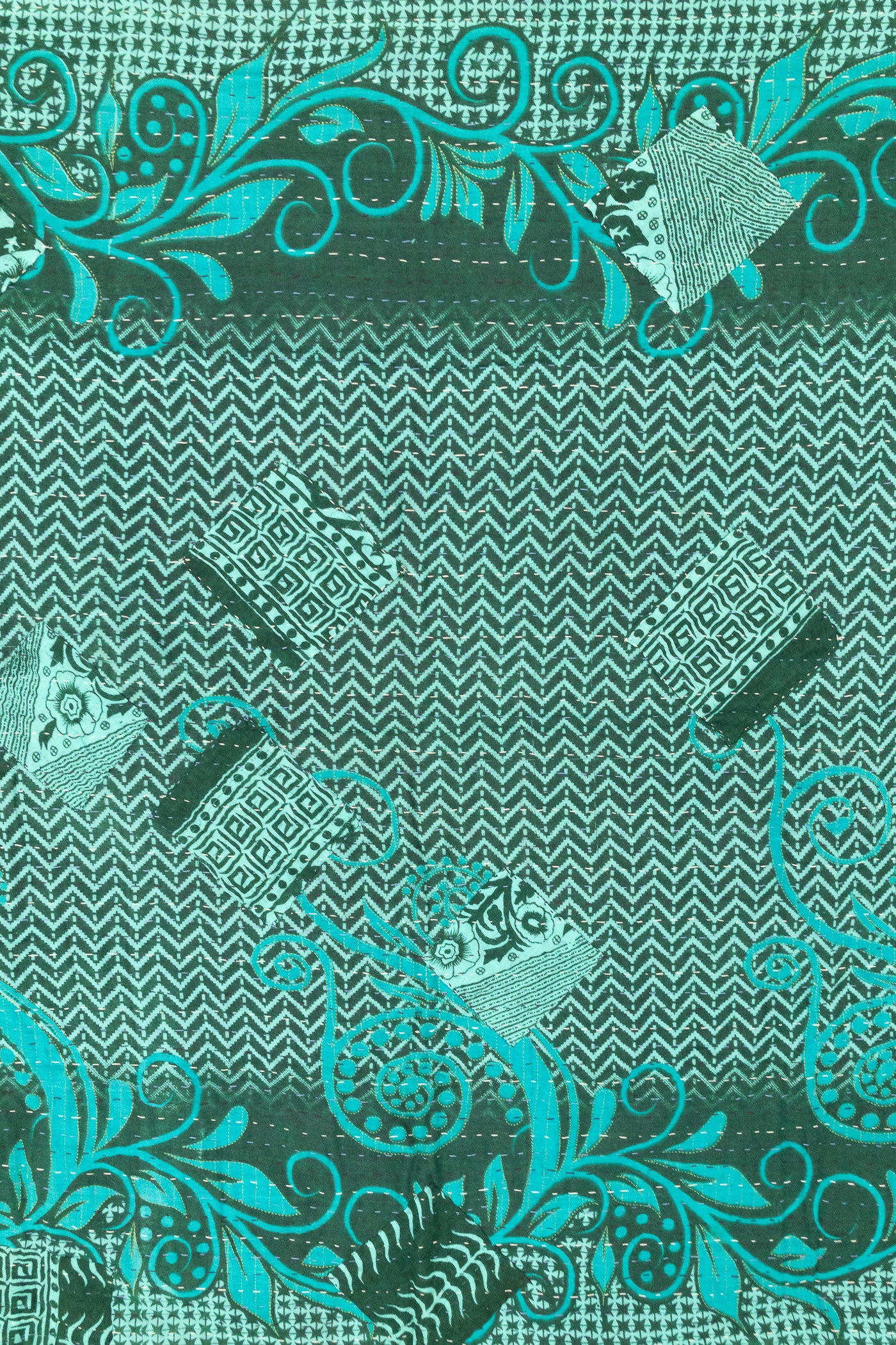 Charm No. 6 Kantha Baby Blanket