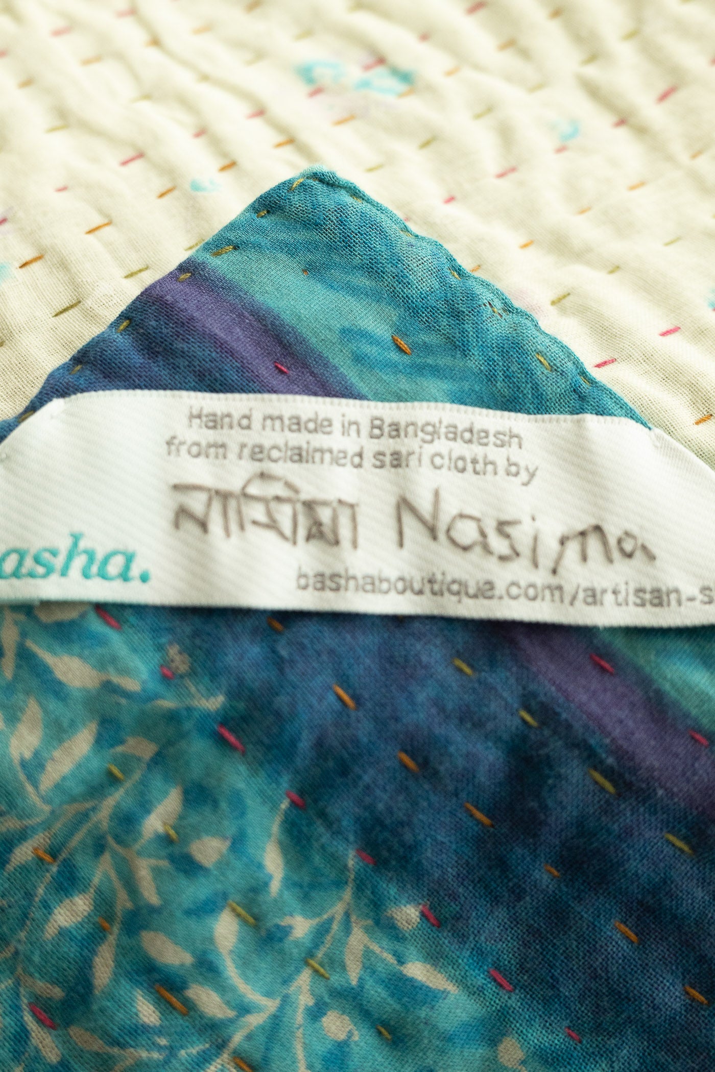 Dear No. 2 Kantha Baby Blanket