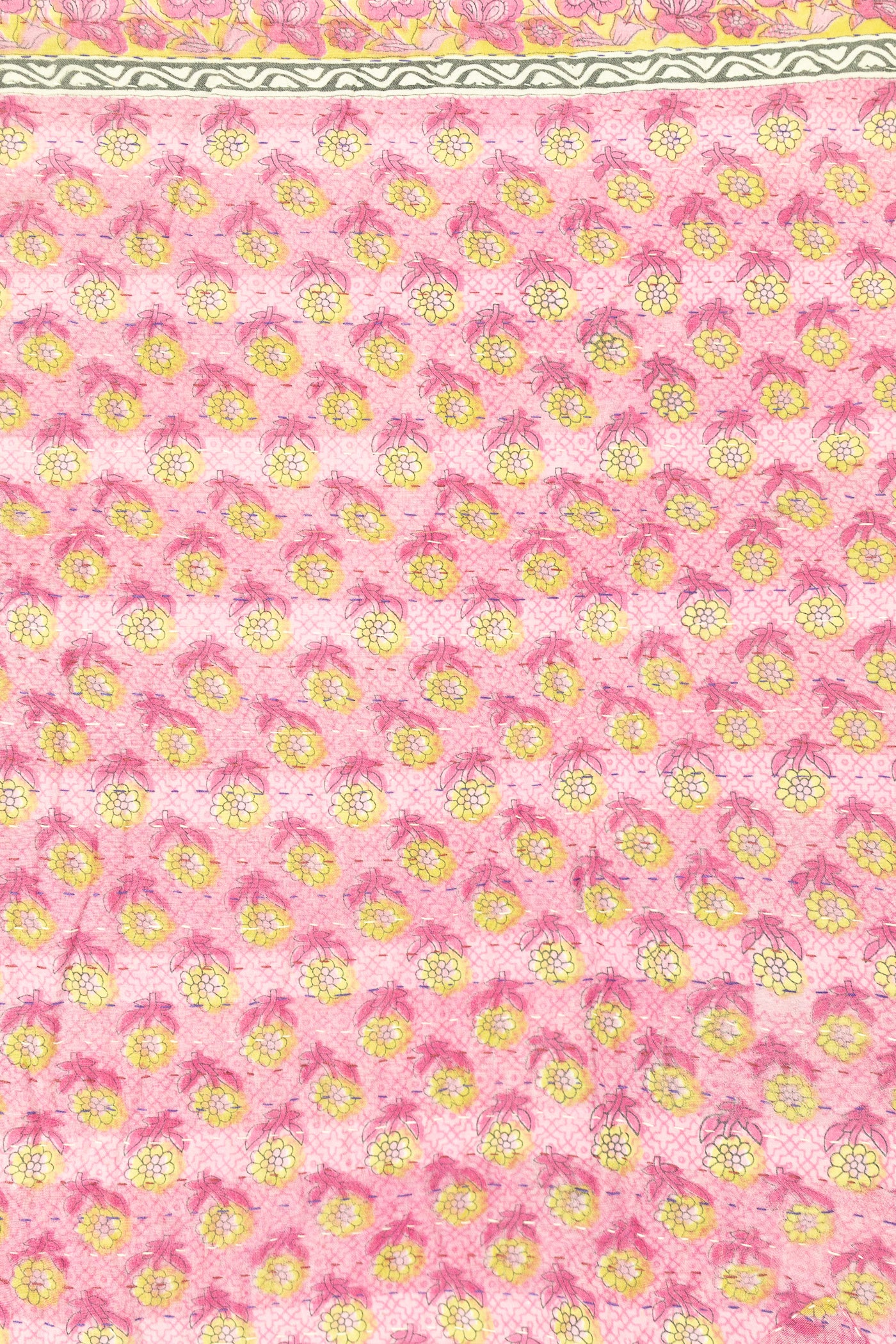Dreamy No. 7 Kantha Baby Blanket