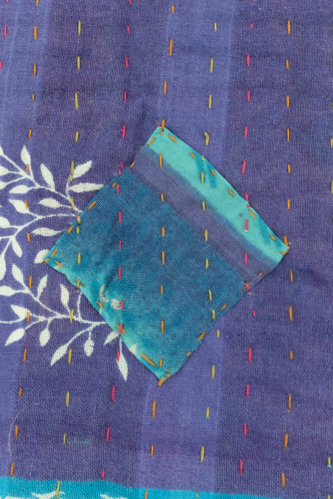 Heart No. 5 Kantha Baby Blanket