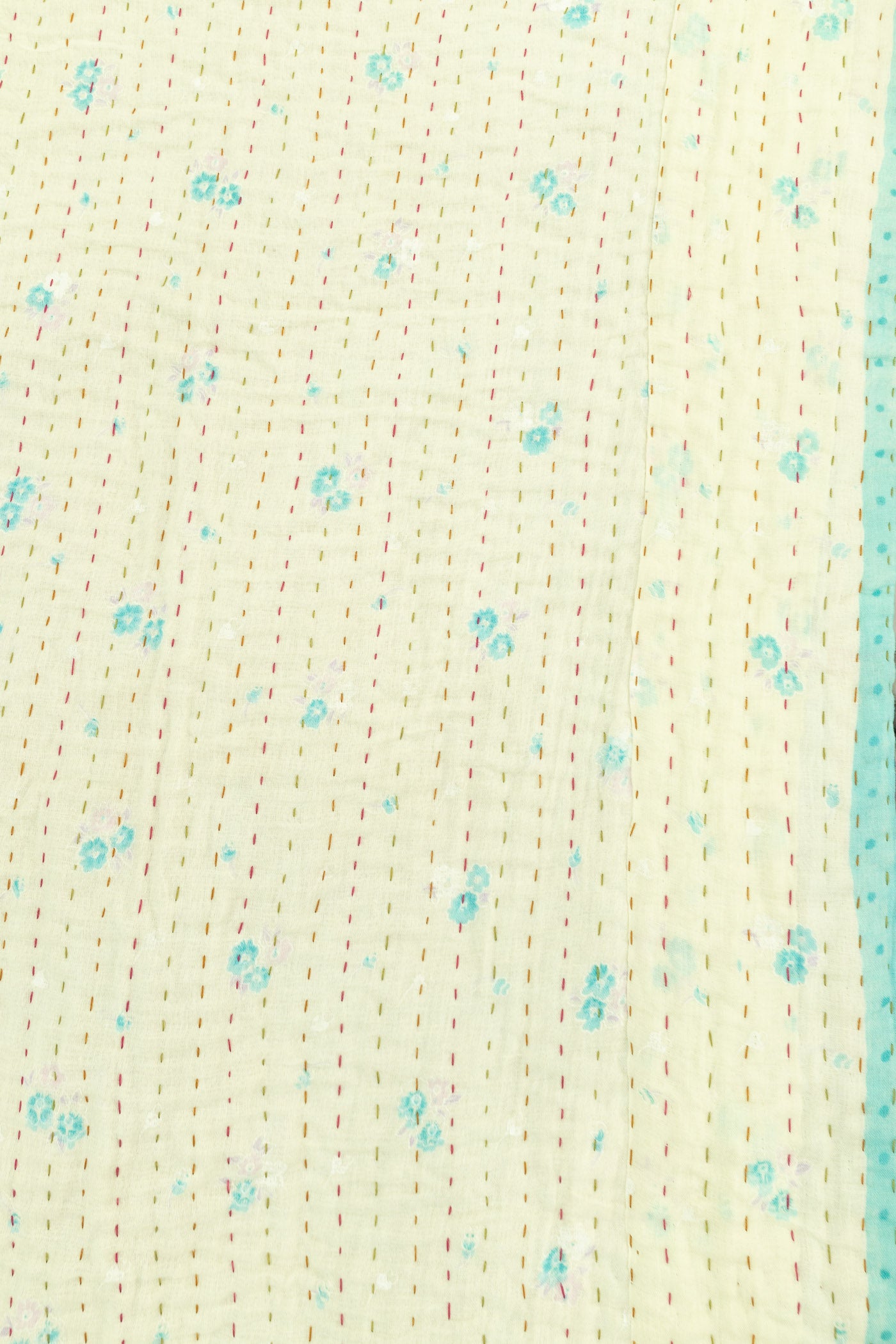 Heart No. 5 Kantha Baby Blanket