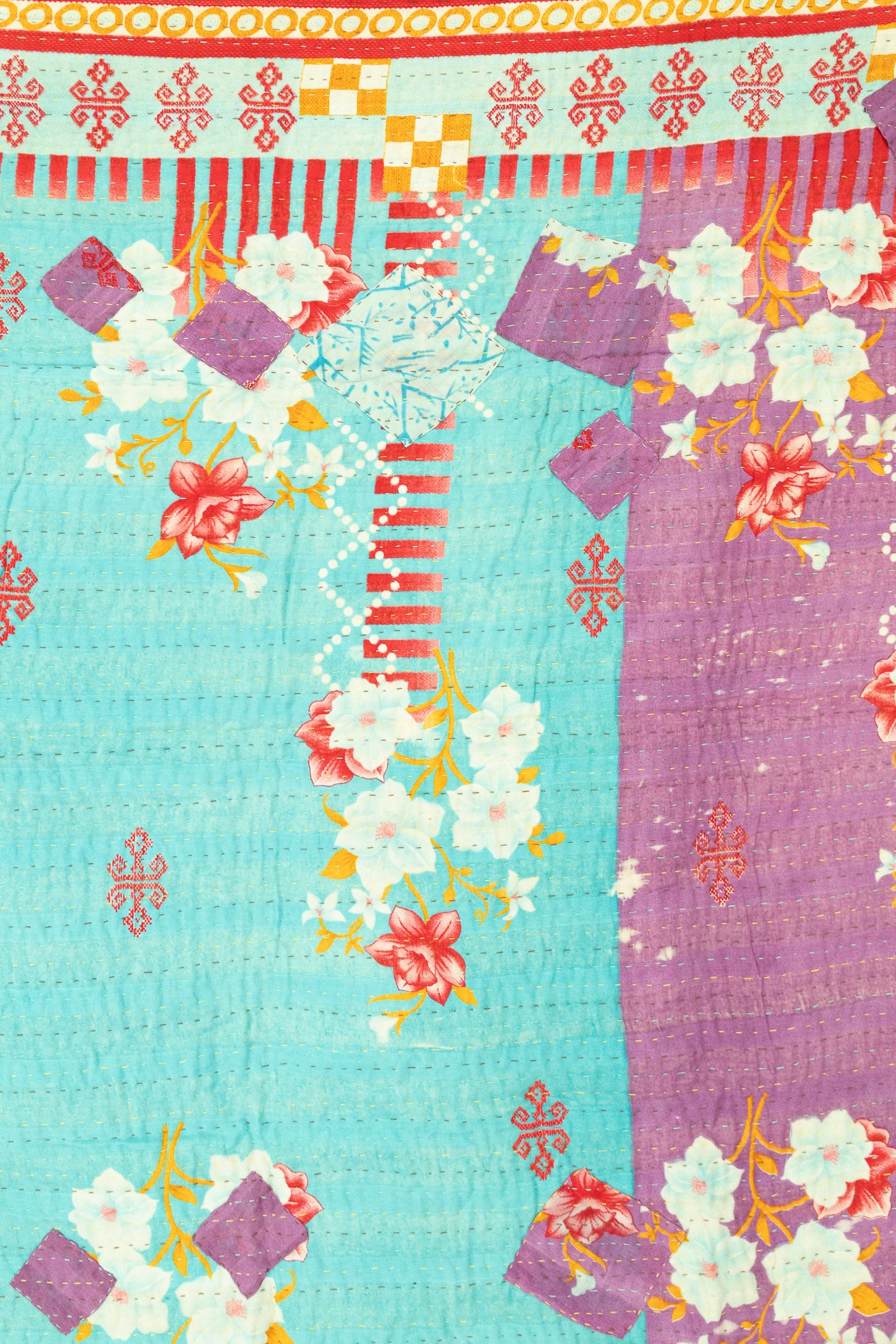 Sweet No. 2 Kantha Baby Blanket